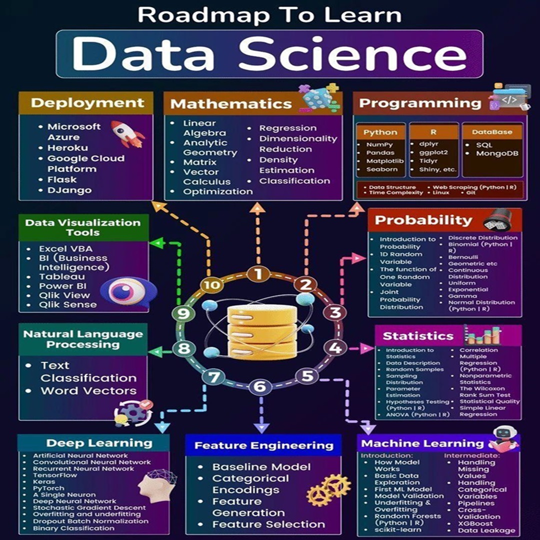 Roadmap to Become Data Scientist